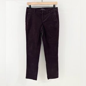 Banana Republic Ryan Velour Pants Purple Size 0
